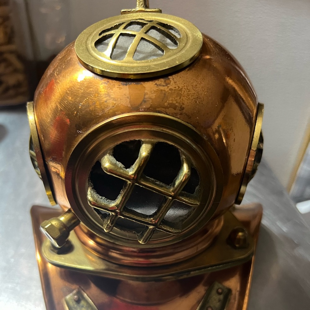 Copper Diver helmet vintage